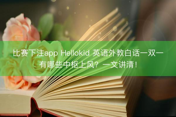 比赛下注app Hellokid 英语外教白话一双一有哪些中枢上风？一文讲清！