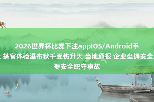 2026世界杯比赛下注appIOS/Android手机版下载 搭客体验瀑布秋千受伤升天 当地通报 企业坐褥安全职守事故