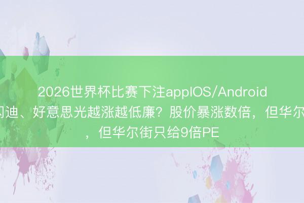 2026世界杯比赛下注appIOS/Android手机版下载 闪迪、好意思光越涨越低廉？股价暴涨数倍，但华尔街只给9倍PE