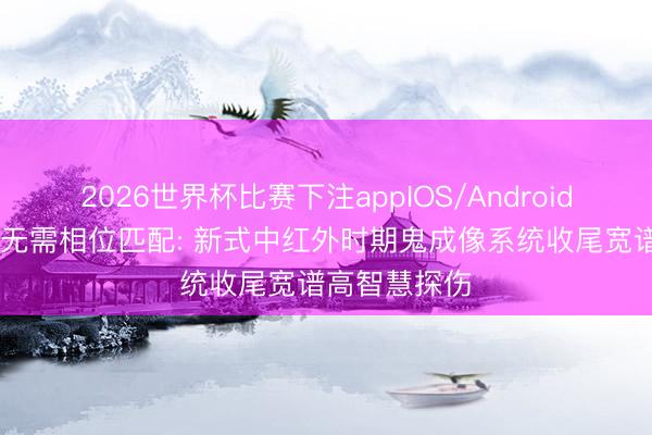 2026世界杯比赛下注appIOS/Android手机版下载 无需相位匹配: 新式中红外时期鬼成像系统收尾宽谱高智慧探伤
